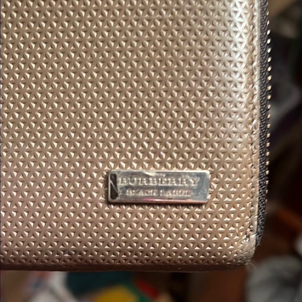 Burberry black label Taupe Geometric Wallet - Picture 1 of 7